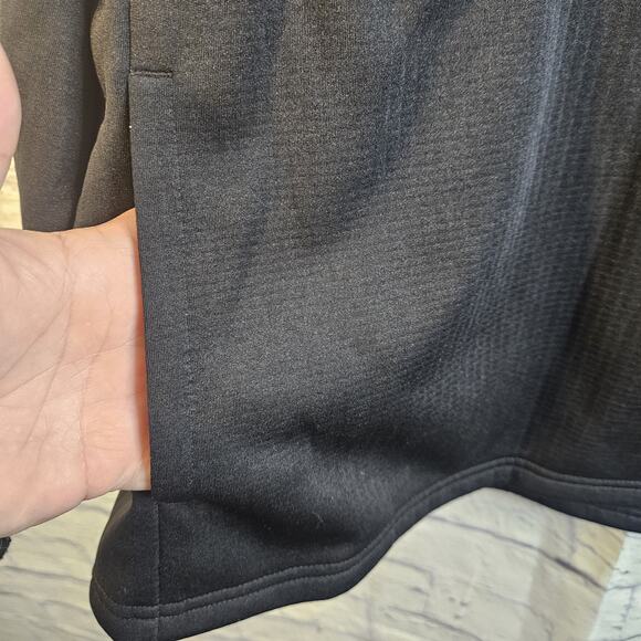 Grunt style Women's 1/2 Zip Waffle Top Sweater- Sz Large Black NWT - Picture 2 of 6